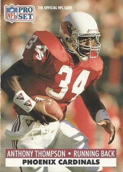 Anthony Thompson Phoenix Cardinals 1991 Pro set NFL #268